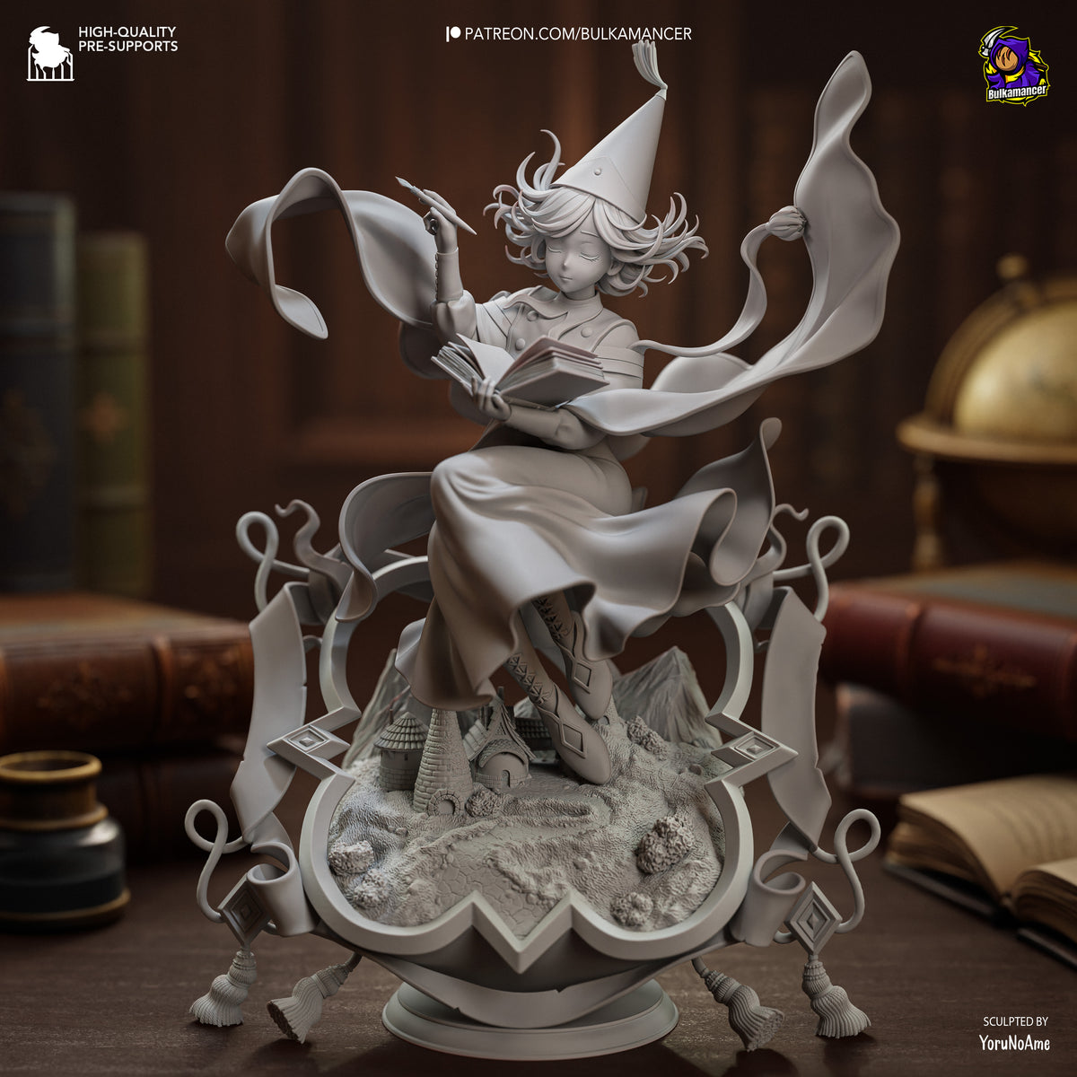 Tailor Witch | Resin Garage Kit Figure | Bulkamancer Sculpts