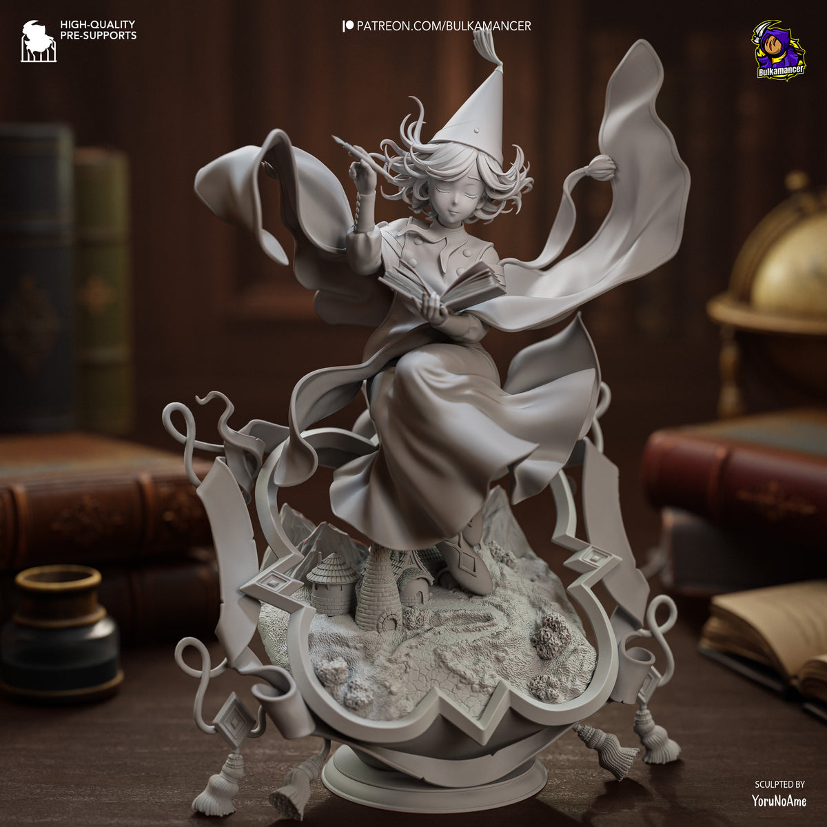 Tailor Witch | Resin Garage Kit Figure | Bulkamancer Sculpts