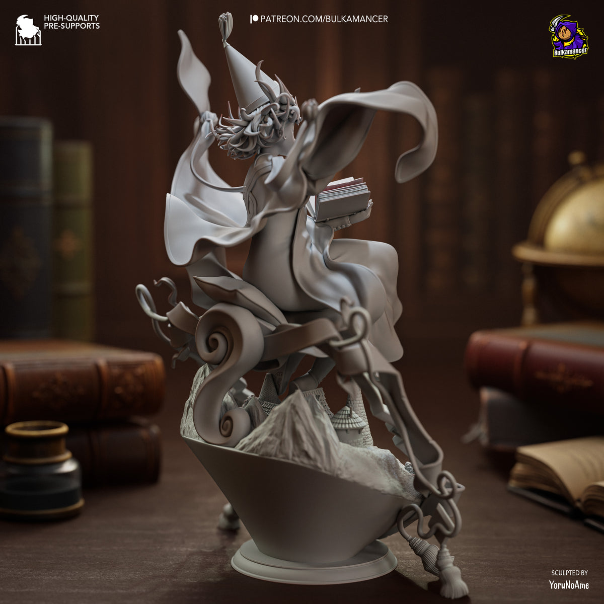 Tailor Witch | Resin Garage Kit Figure | Bulkamancer Sculpts