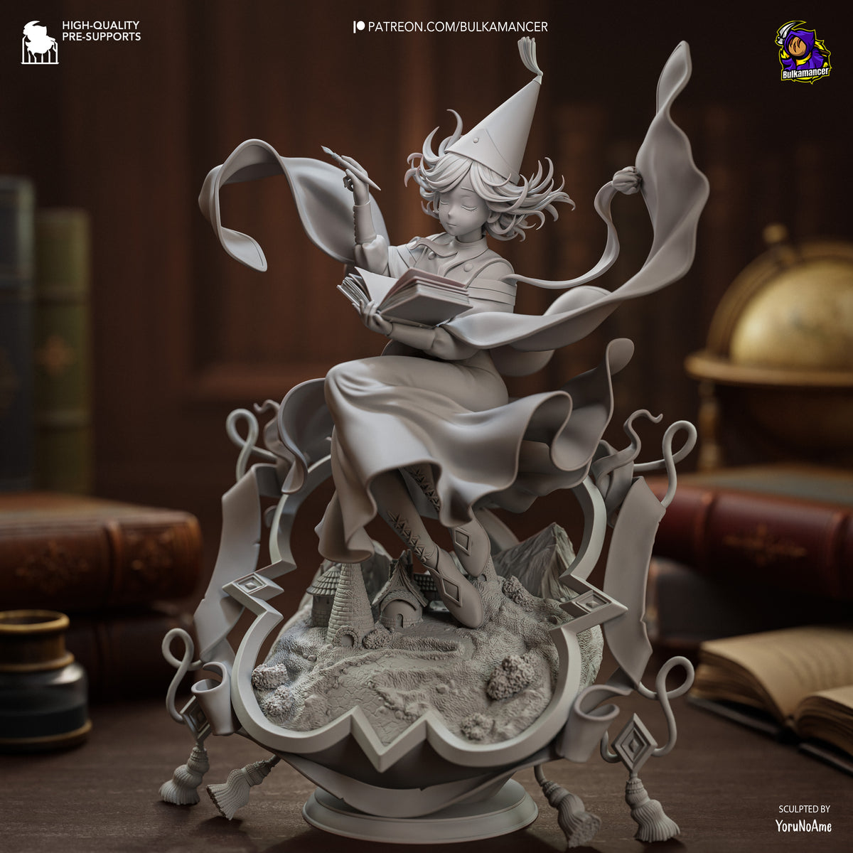 Tailor Witch | Resin Garage Kit Figure | Bulkamancer Sculpts