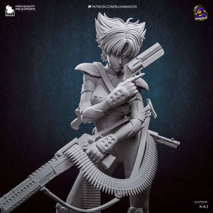 Agente del grupo de trabajo | Figura de resina para montar | Bulkamancer Sculpts