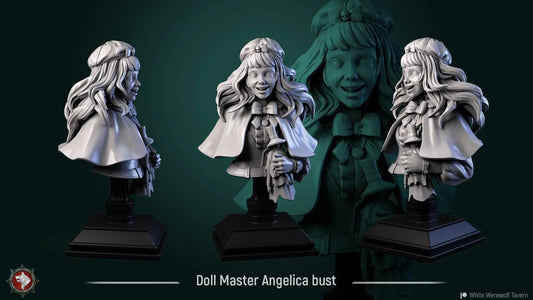 Angelica | Miniature Bust | White Werewolf Tavern - Tattles Told 3D