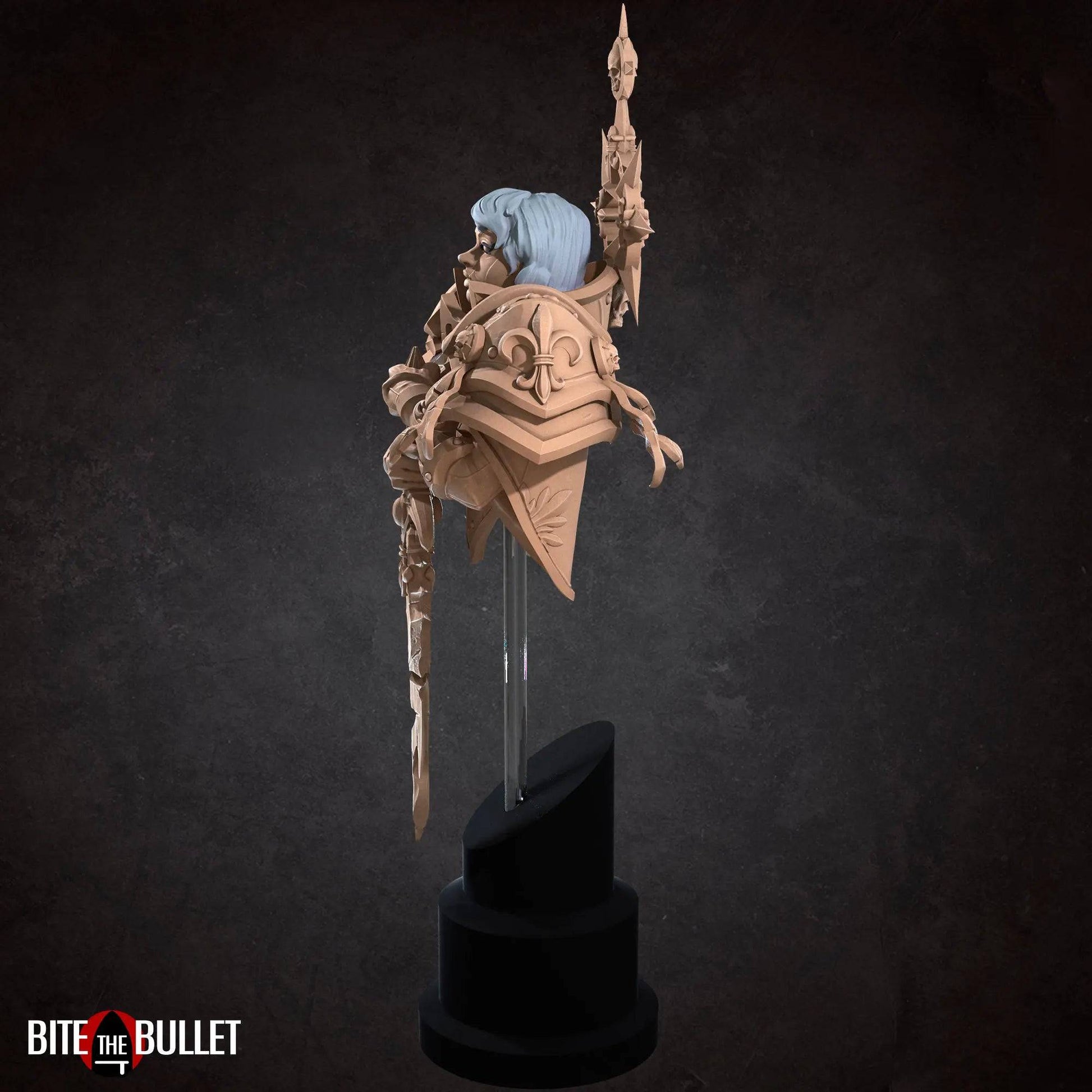 Battle Sister | Miniature Bust | Bite the Bullet - Tattles Told 3D