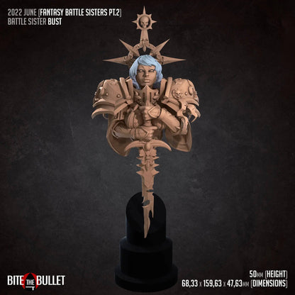 Battle Sister | Art Bust | Bite the Bullet