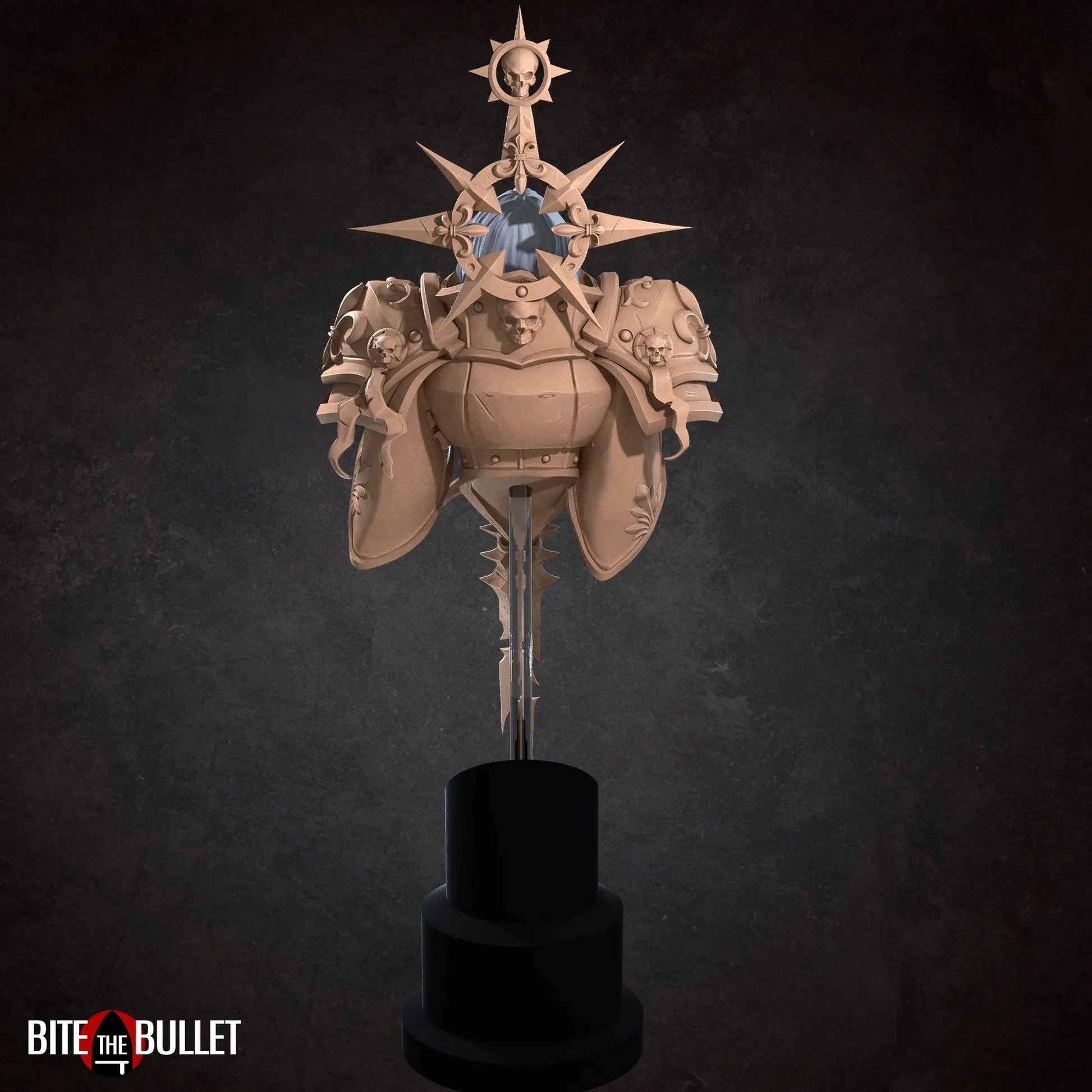 Battle Sister | Miniature Bust | Bite the Bullet - Tattles Told 3D