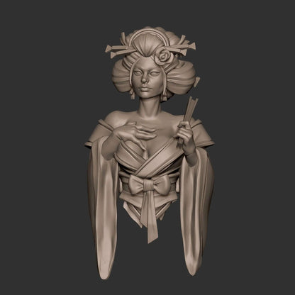 Geisha | Art Bust | Bite the Bullet
