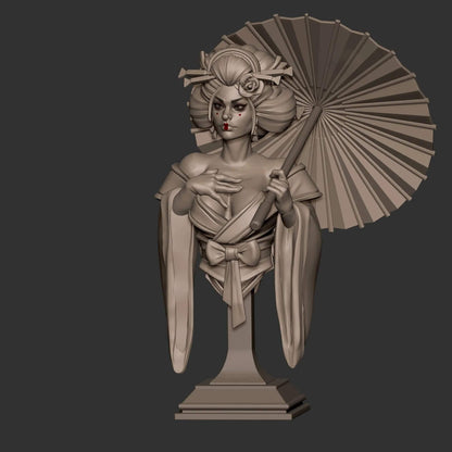 Geisha | Art Bust | Bite the Bullet
