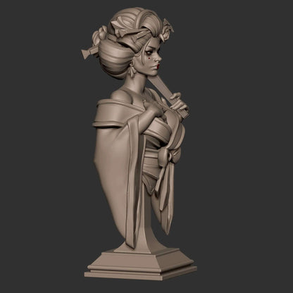 Geisha | Art Bust | Bite the Bullet