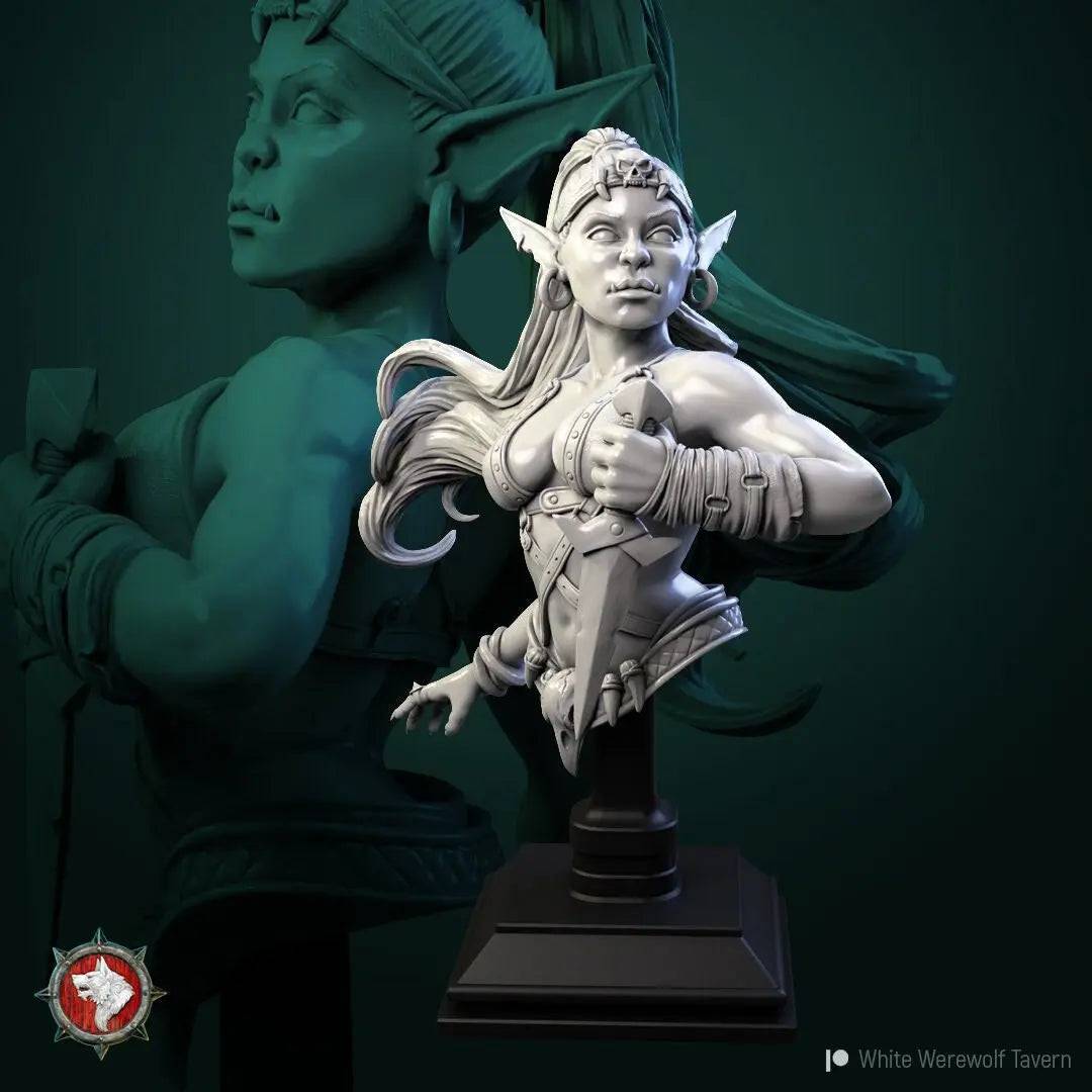 Goblin Thief | Miniature Bust | White Werewolf Tavern - Tattles Told 3D