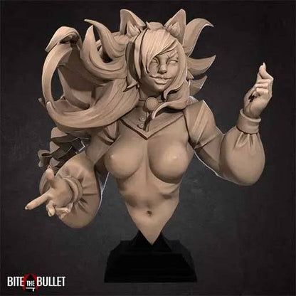 Mahrian Kitsune Foxfolk | Art Bust | Bite the Bullet