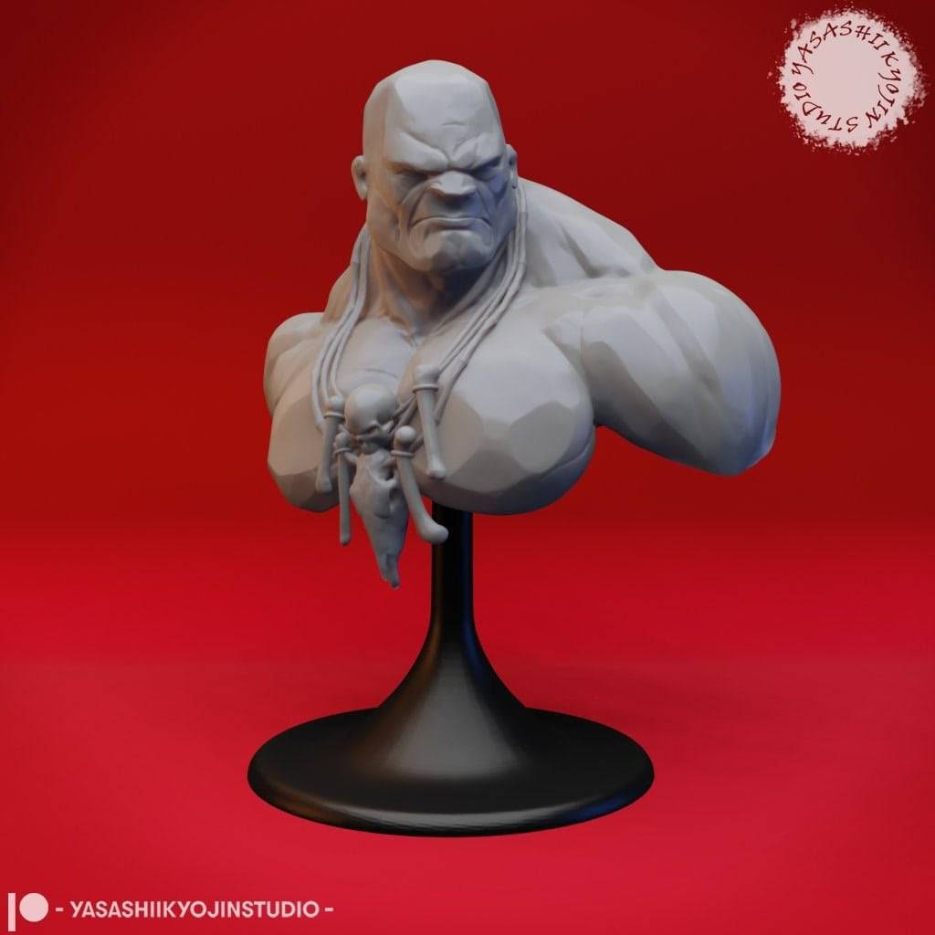 Stone Giant | Miniature Bust | Yasashii Kyojin Studio - Tattles Told 3D