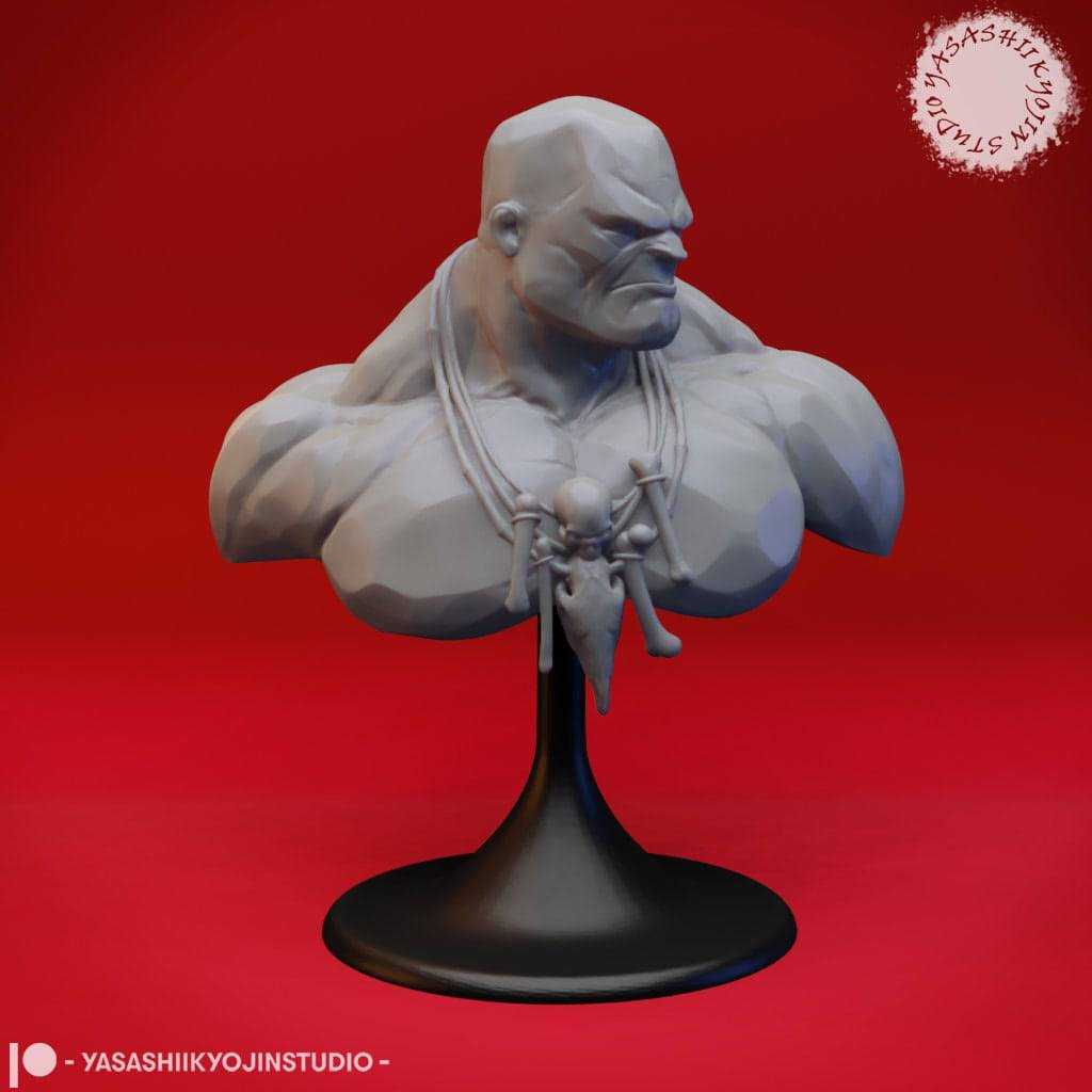 Stone Giant | Miniature Bust | Yasashii Kyojin Studio - Tattles Told 3D
