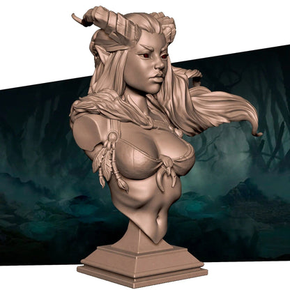 Tiefling Lysera | Art Bust | Bite the Bullet