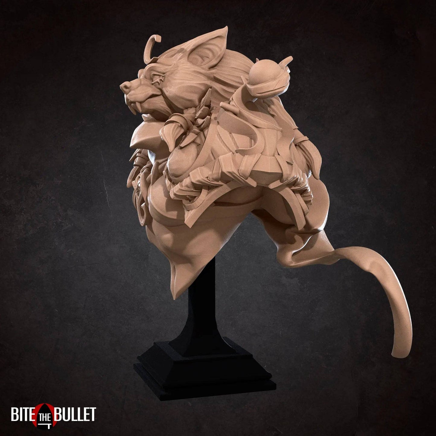 Werewolf Worgen Druid | Miniature Bust | Bite the Bullet - Tattles Told 3D