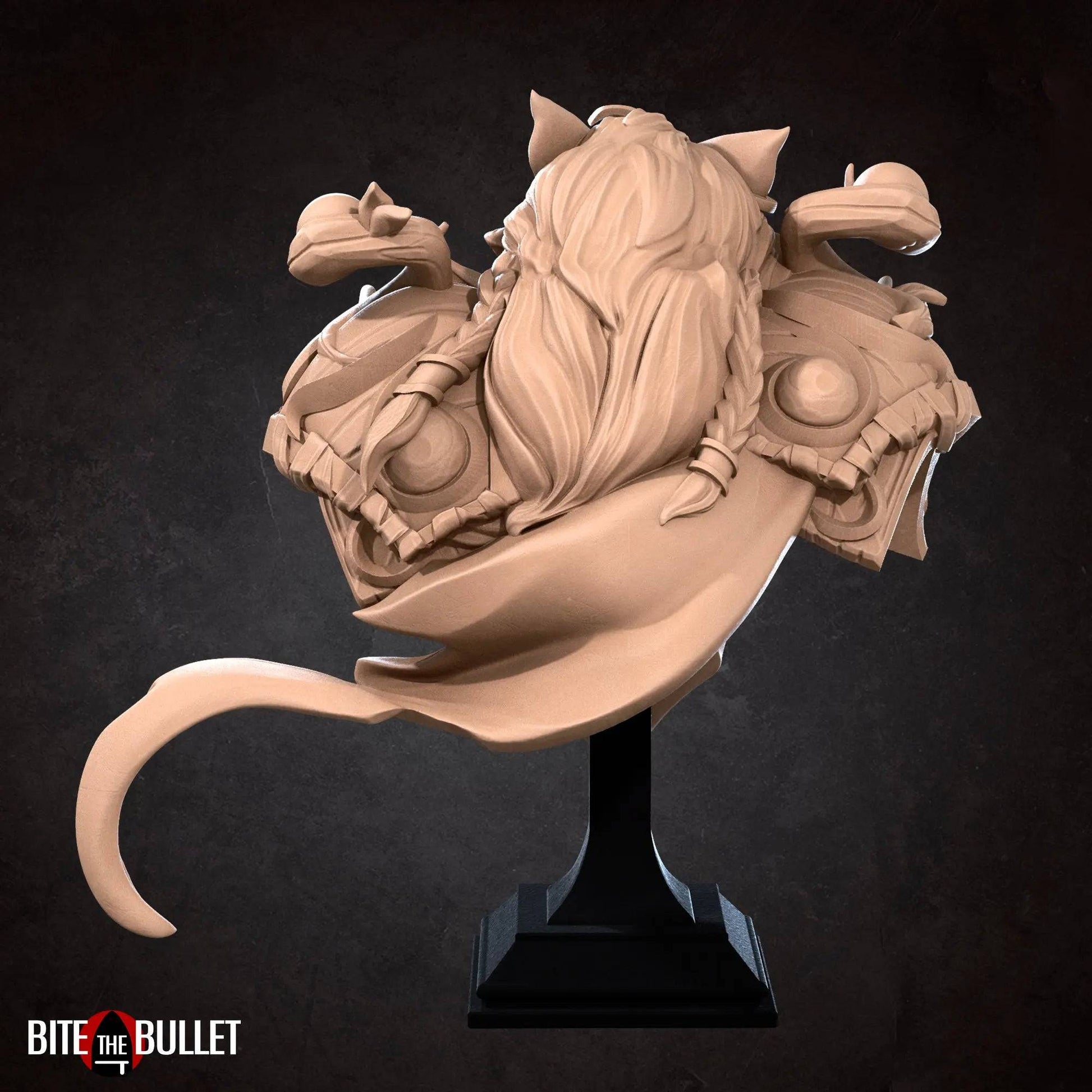 Werewolf Worgen Druid | Miniature Bust | Bite the Bullet - Tattles Told 3D