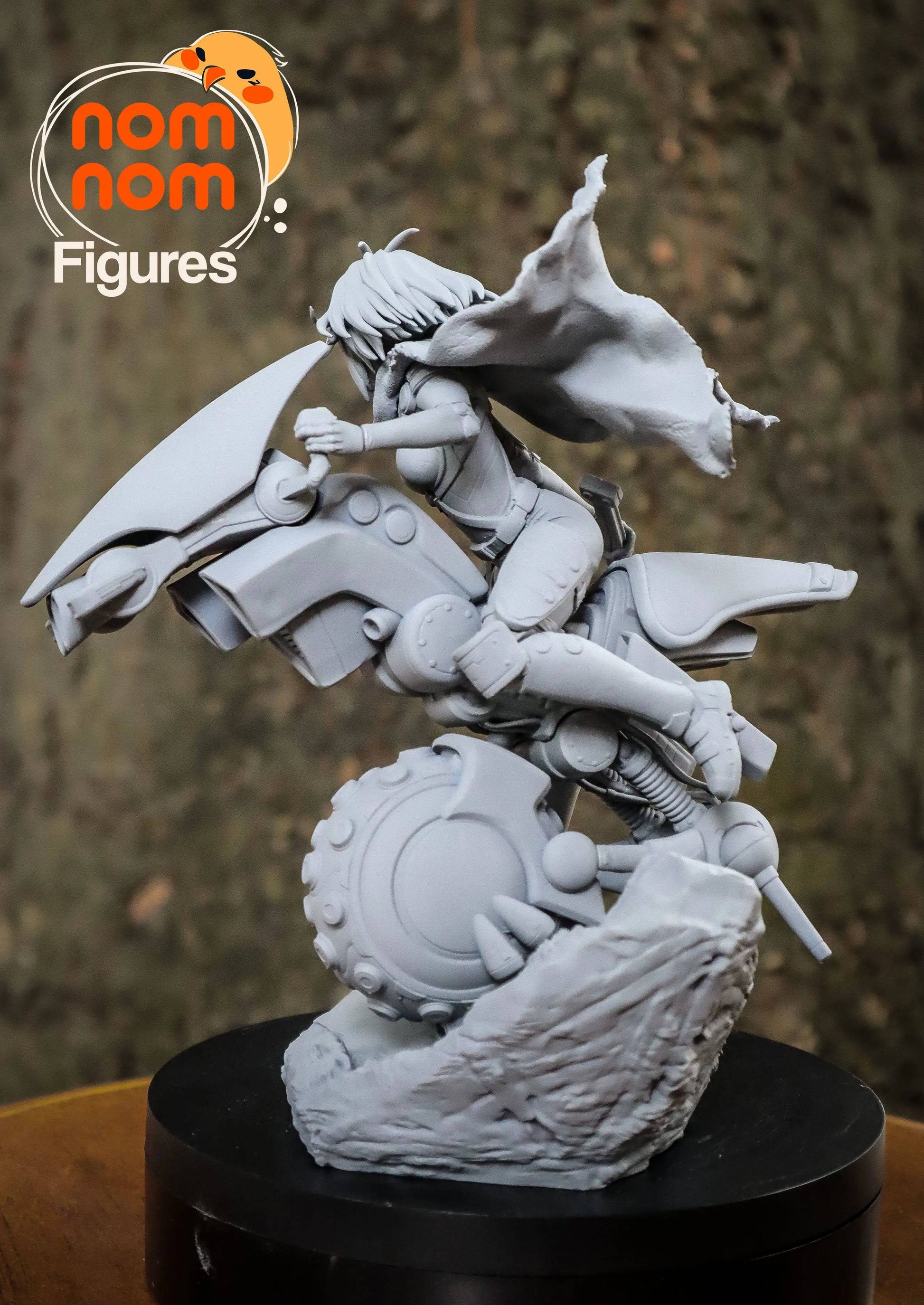Battle Angel | Resin Garage Kit Sculpture Anime Video Game Fan Art Statue | Nomnom Figures - Tattles Told 3D