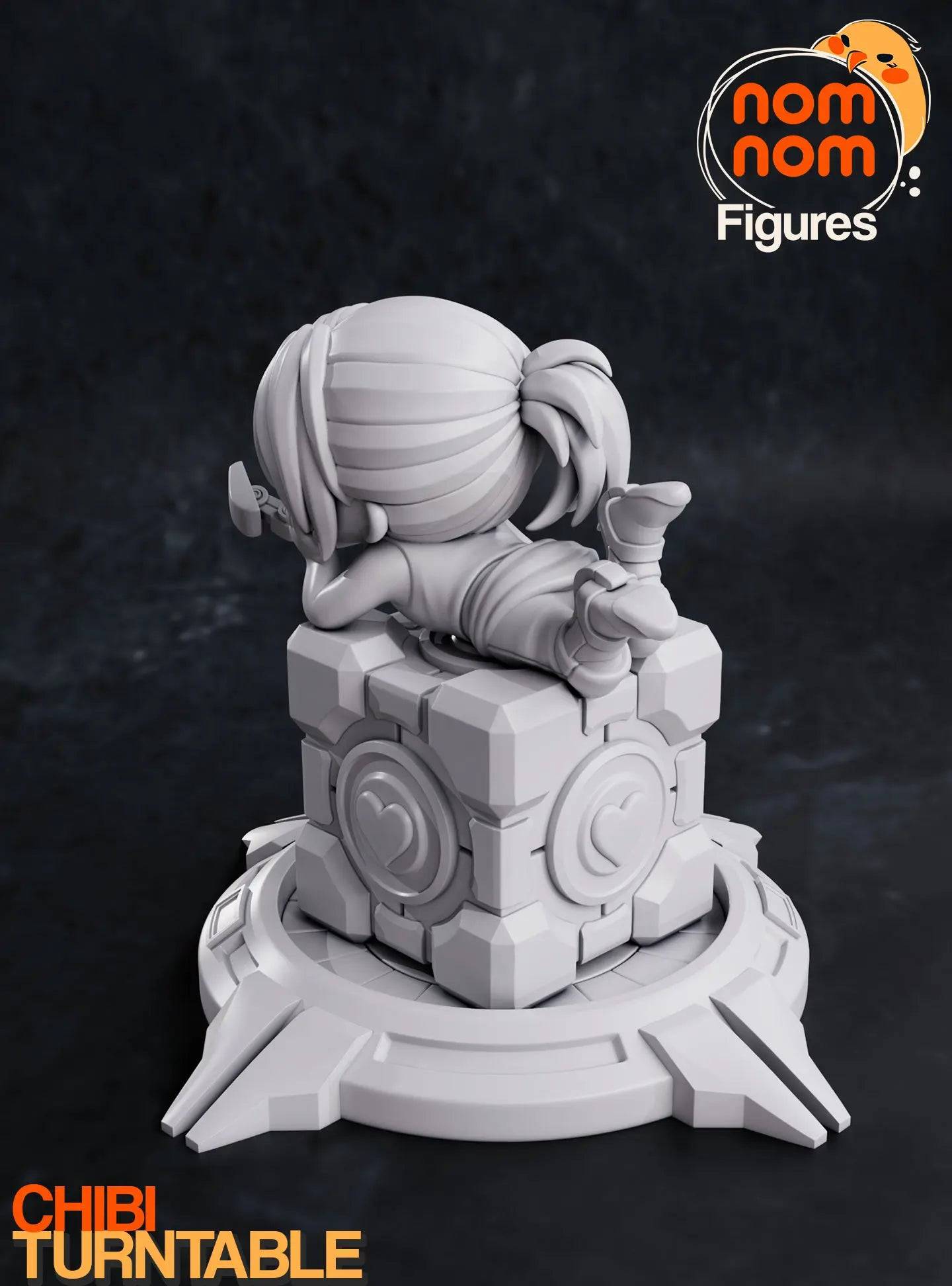 Cute and Capable Test Subject | Resin Garage Kit Sculpture Anime Video Game Fan Art Statue | Nomnom Figures - Tattles Told 3D