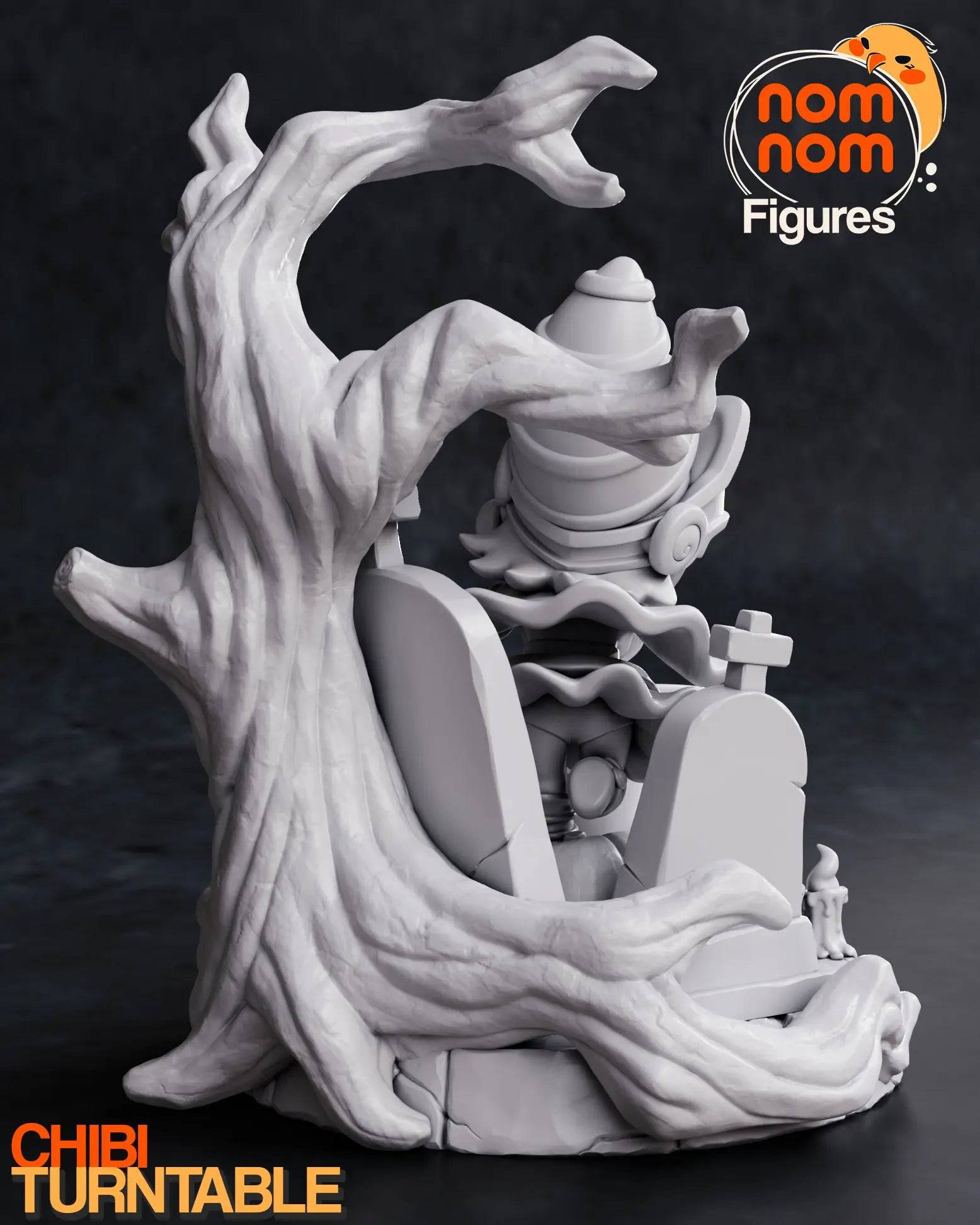 Cute Dark Magician | Resin Garage Kit Sculpture Anime Video Game Fan Art Statue | Nomnom Figures - Tattles Told 3D