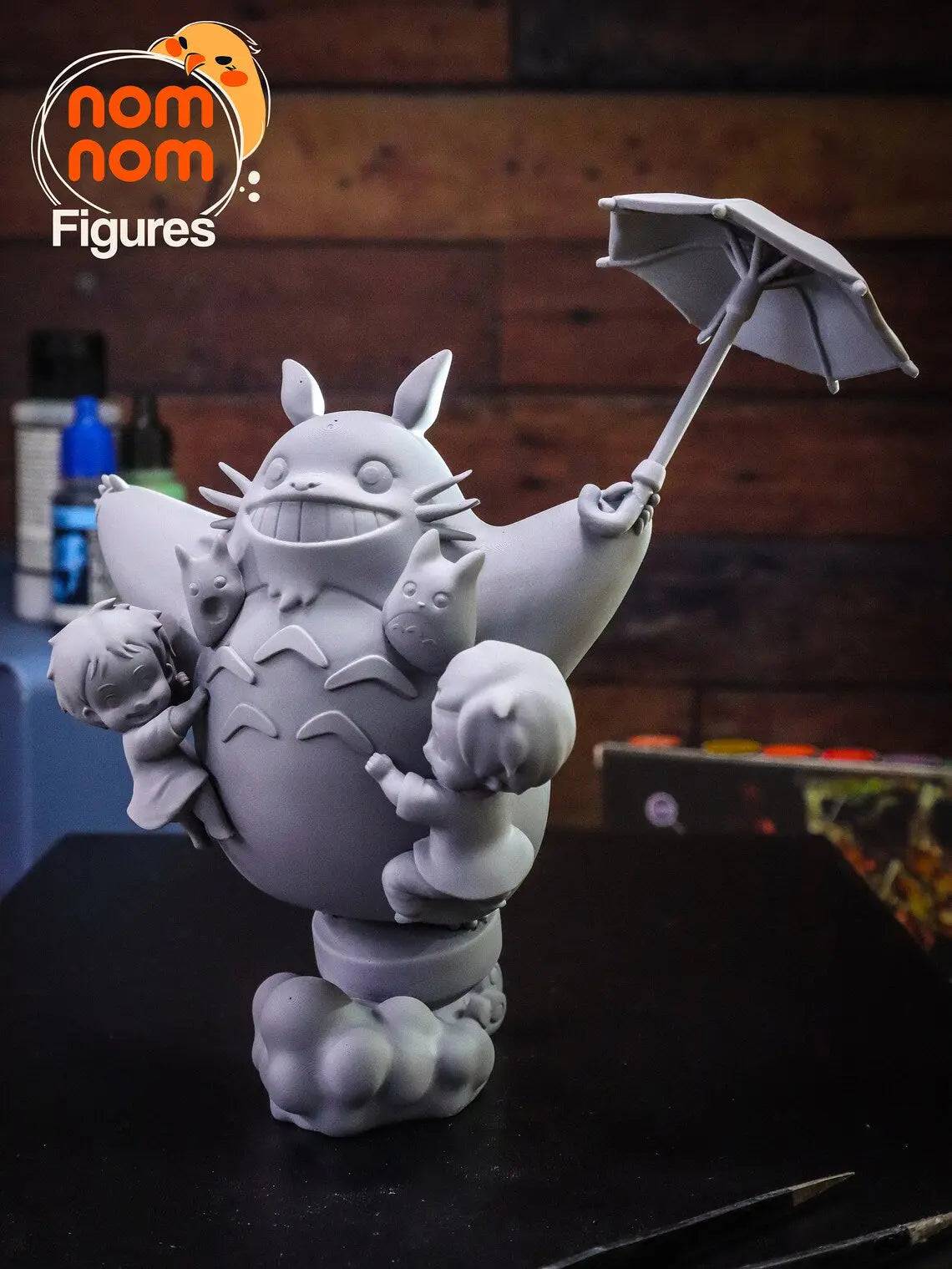 Fluffy Midnight Ride | Resin Garage Kit Sculpture Anime Video Game Fan Art Statue | Nomnom Figures - Tattles Told 3D