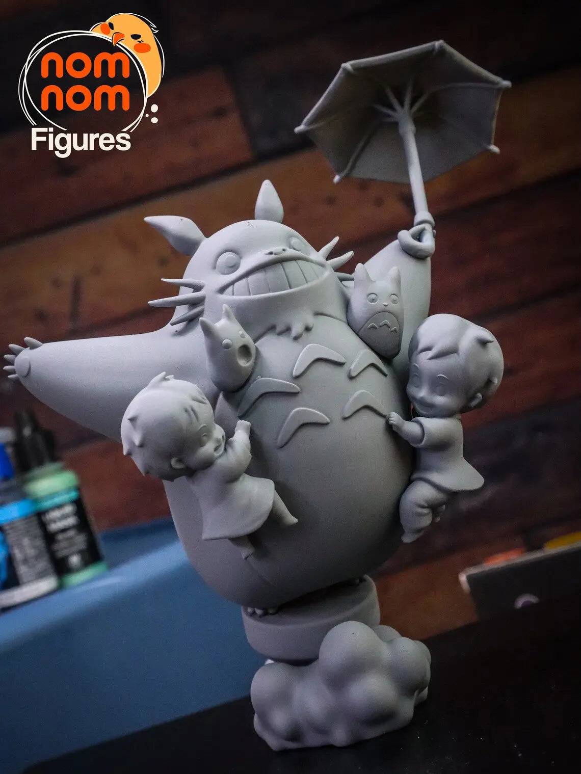 Fluffy Midnight Ride | Resin Garage Kit Sculpture Anime Video Game Fan Art Statue | Nomnom Figures - Tattles Told 3D