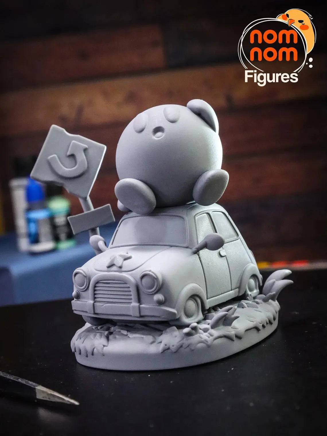 Little Pink Vacuum Ball | Resin Garage Kit Sculpture Anime Video Game Fan Art Statue | Nomnom Figures - Tattles Told 3D