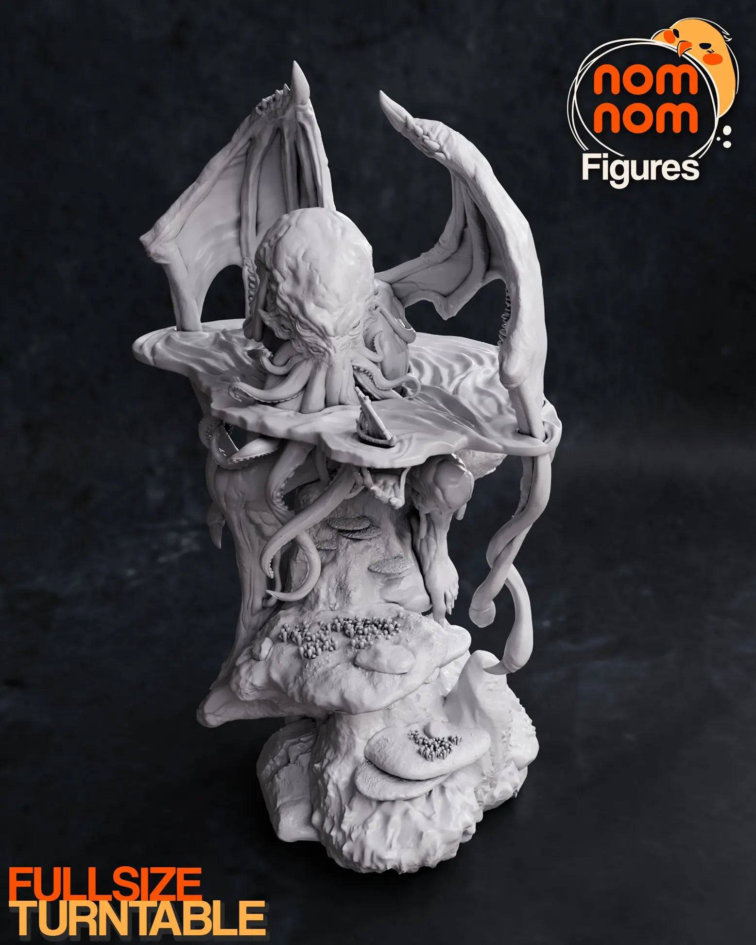 Maddening Sleeper in the Deep | Resin Garage Kit Sculpture Fan Art Statue | Nomnom Figures - Tattles Told 3D