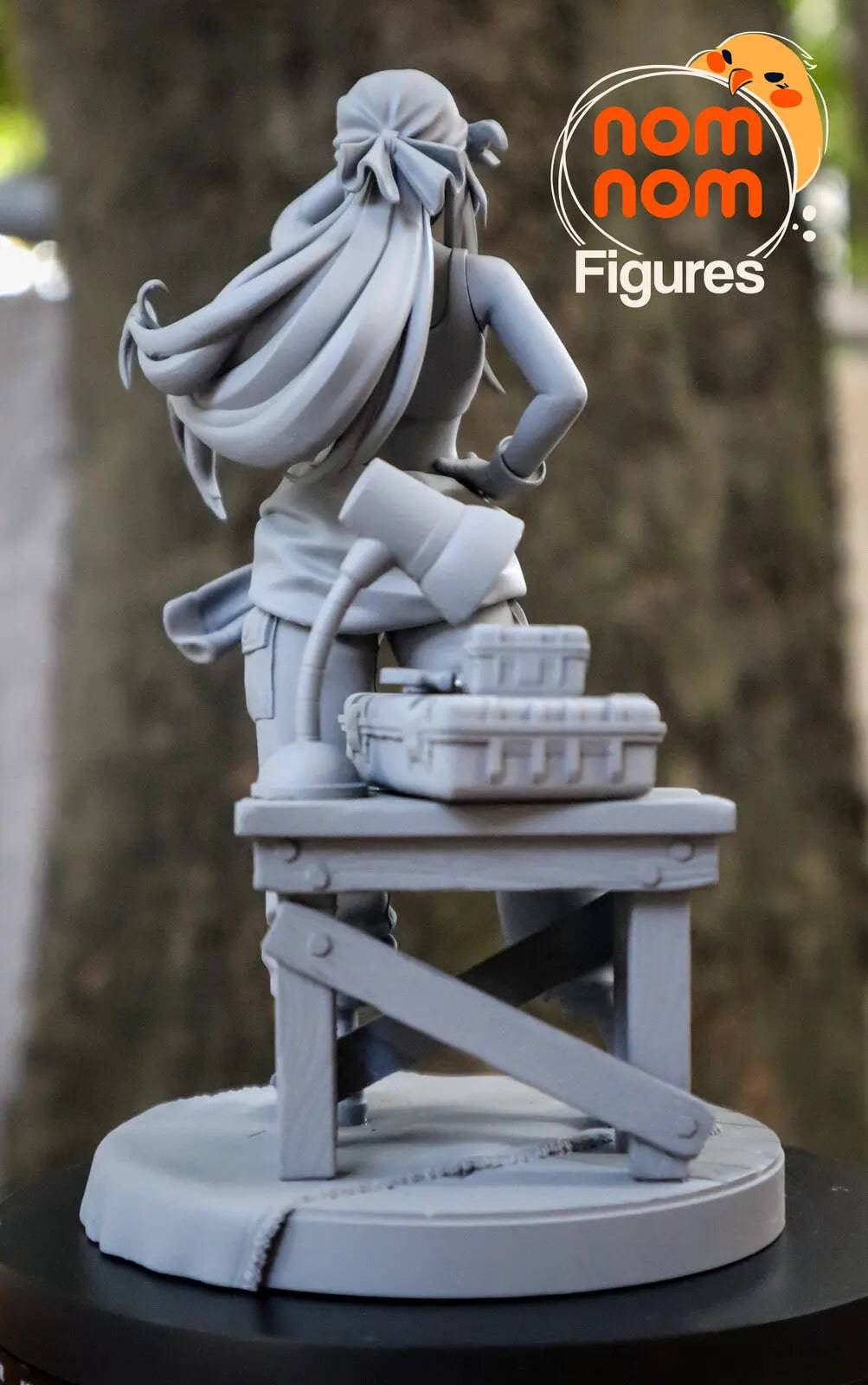 Master Mechanic | Resin Garage Kit Sculpture Anime Video Game Fan Art Statue | Nomnom Figures - Tattles Told 3D