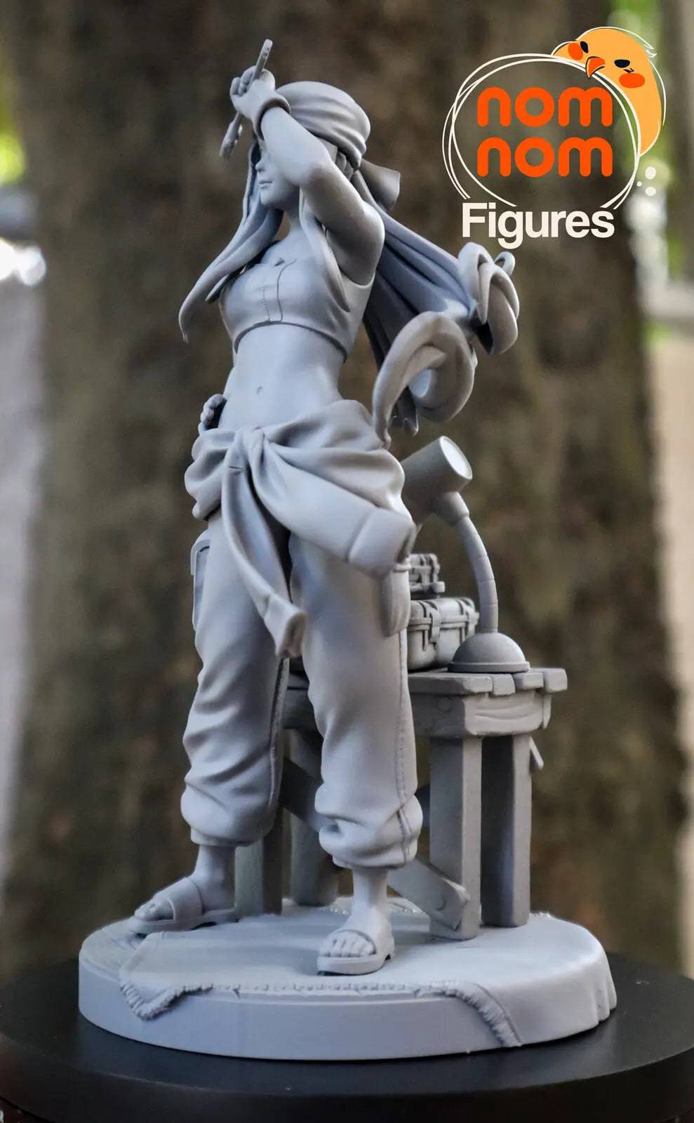 Master Mechanic | Resin Garage Kit Sculpture Anime Video Game Fan Art Statue | Nomnom Figures - Tattles Told 3D