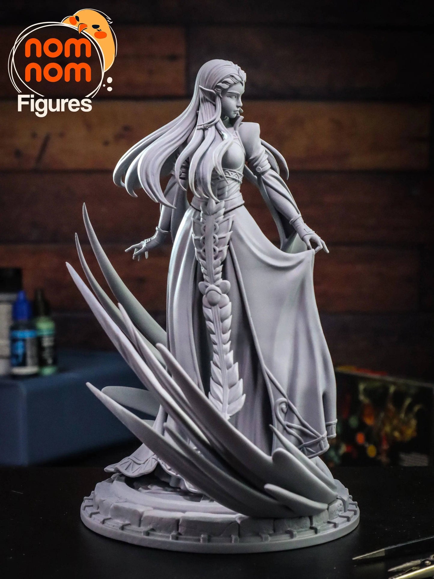 Powerful Princess | Resin Garage Kit Sculpture Anime Video Game Fan Art Statue | Nomnom Figures - Tattles Told 3D