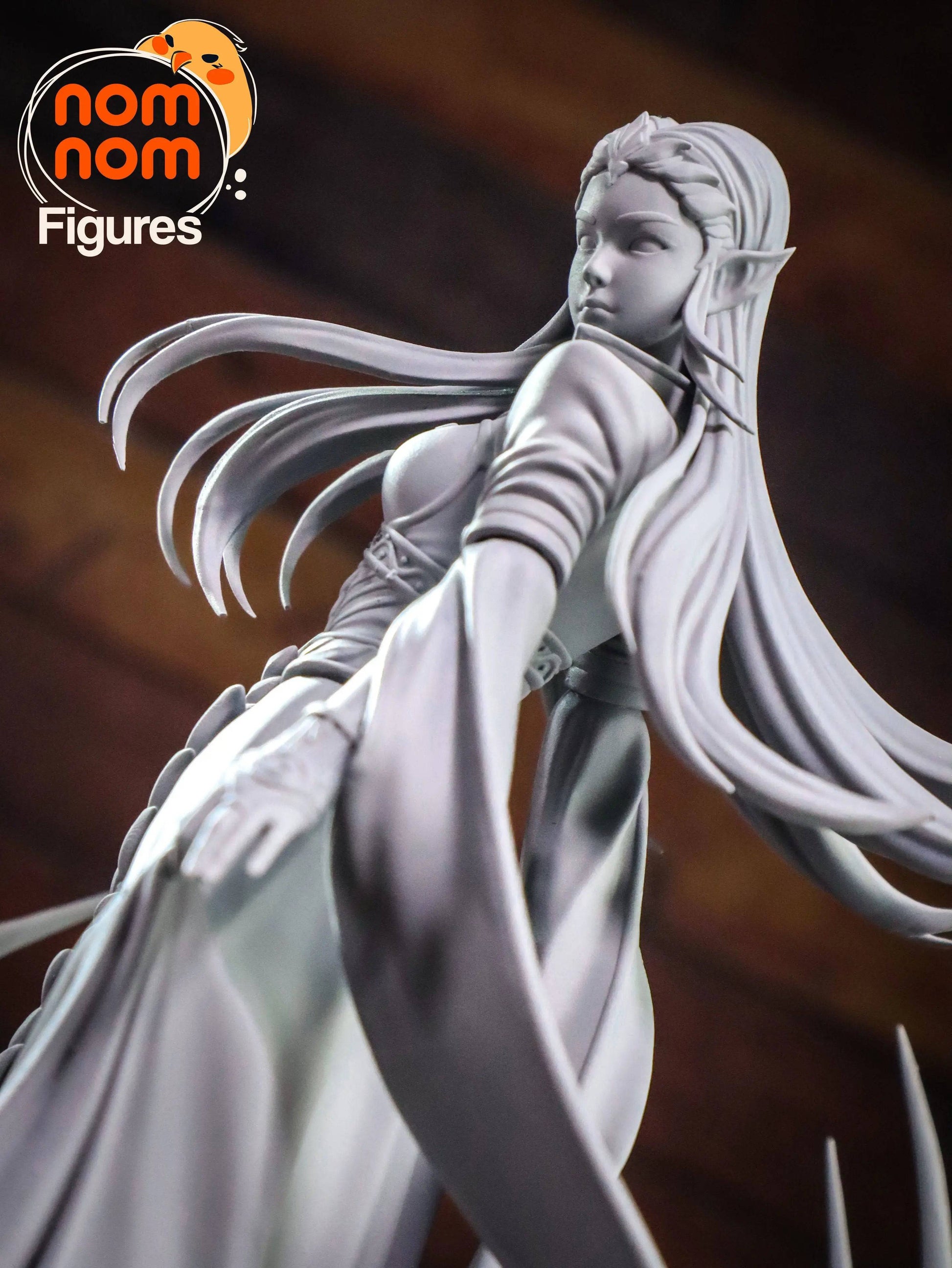 Powerful Princess | Resin Garage Kit Sculpture Anime Video Game Fan Art Statue | Nomnom Figures - Tattles Told 3D