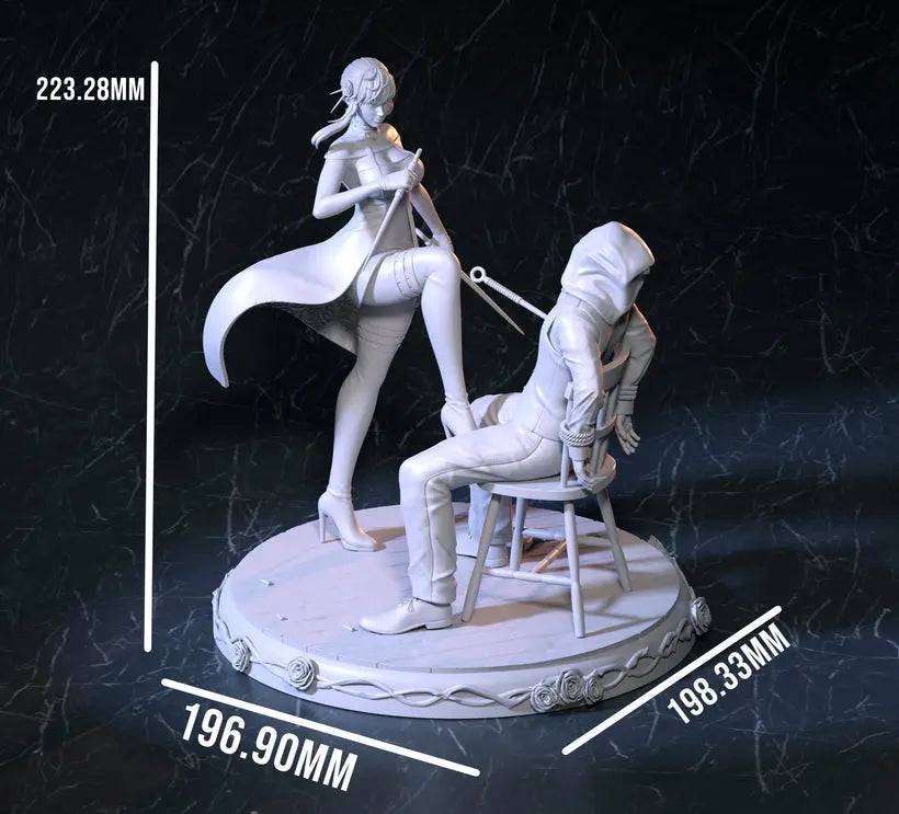 Princess of Thorns | Resin Garage Kit Sculpture Anime Video Game Fan Art Statue | Chuya Factory - Tattles Told 3D
