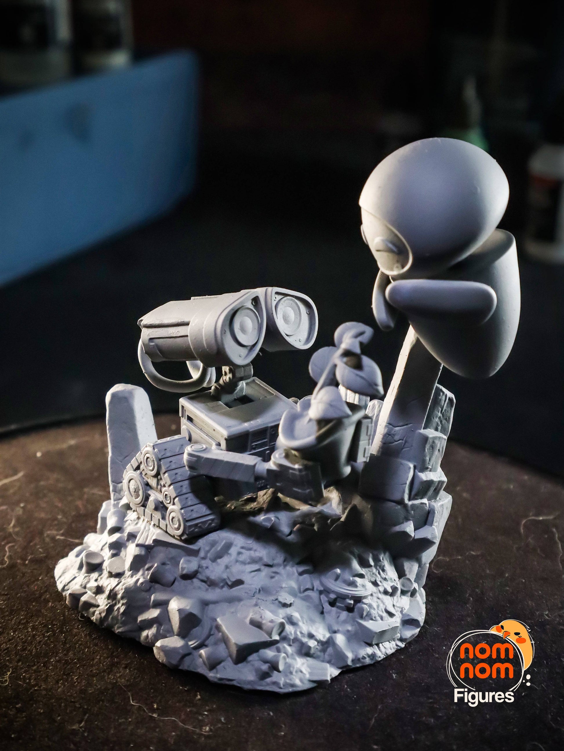 Robotic Love Story | Resin Garage Kit Sculpture Anime Video Game Fan Art Statue | Nomnom Figures - Tattles Told 3D