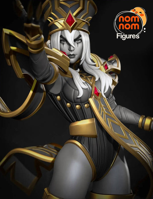 Scarlet Inquisitor | Resin Garage Kit Sculpture Anime Video Game Fan Art Statue | Nomnom Figures - Tattles Told 3D