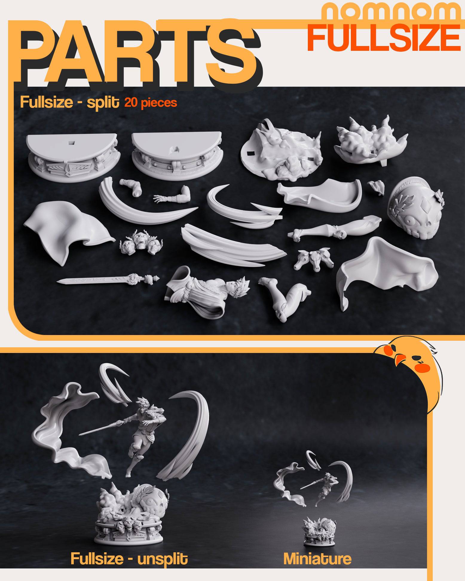 Son of Hades | Resin Garage Kit Sculpture Anime Video Game Fan Art Statue | Nomnom Figures - Tattles Told 3D