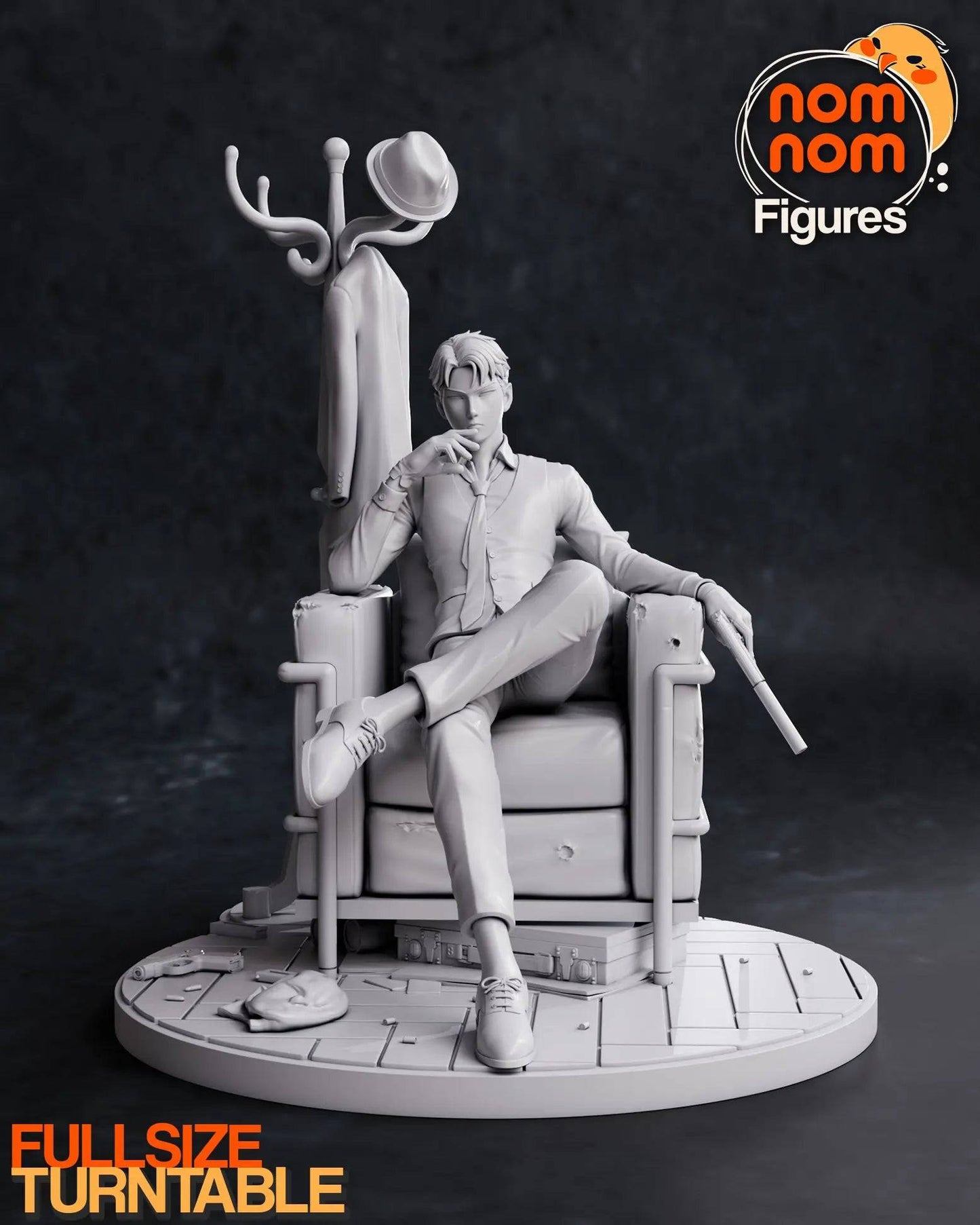 Suave Spy Family Man | Resin Garage Kit Sculpture Anime Video Game Fan Art Statue | Nomnom Figures - Tattles Told 3D