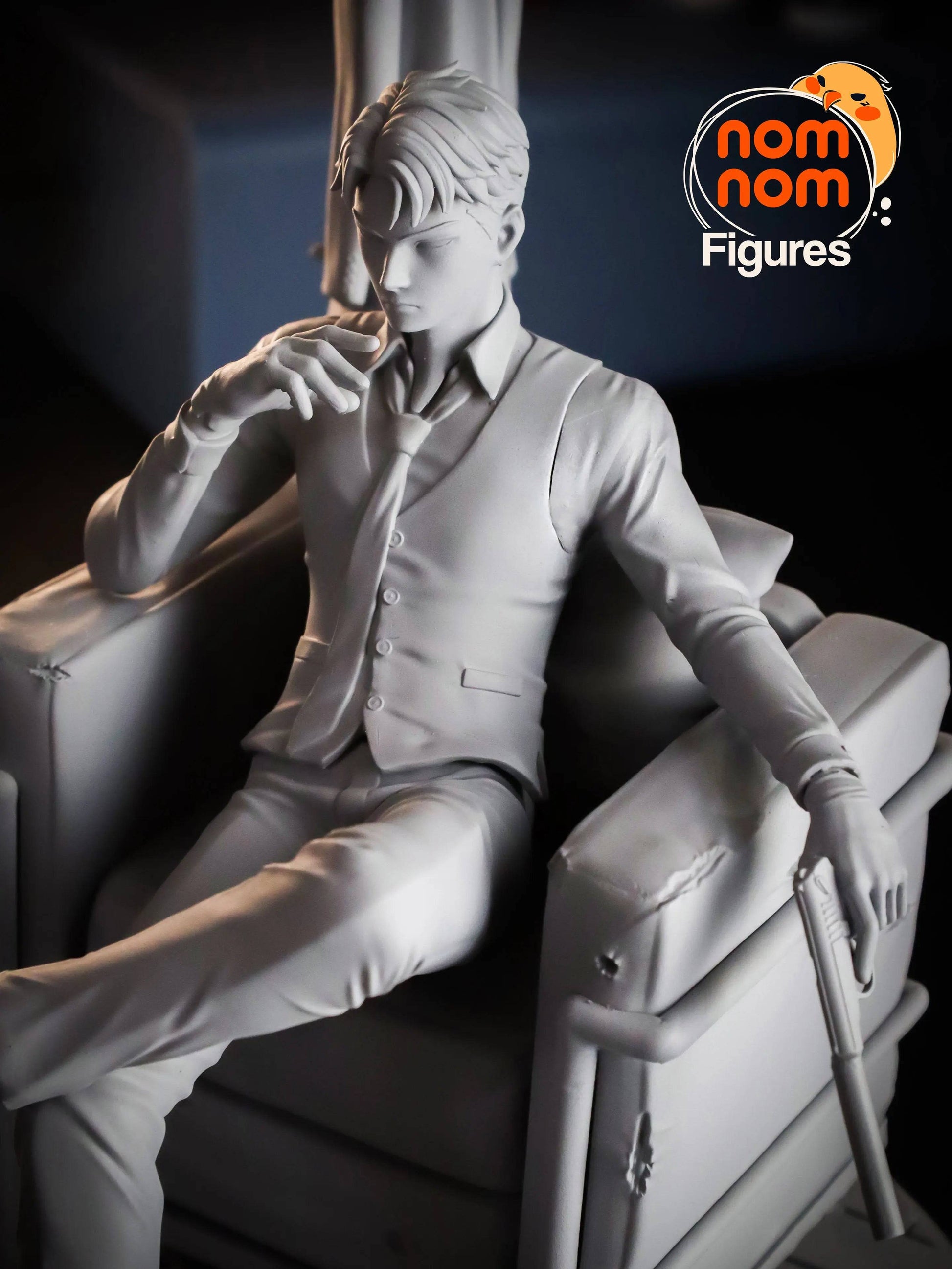 Suave Spy Family Man | Resin Garage Kit Sculpture Anime Video Game Fan Art Statue | Nomnom Figures - Tattles Told 3D