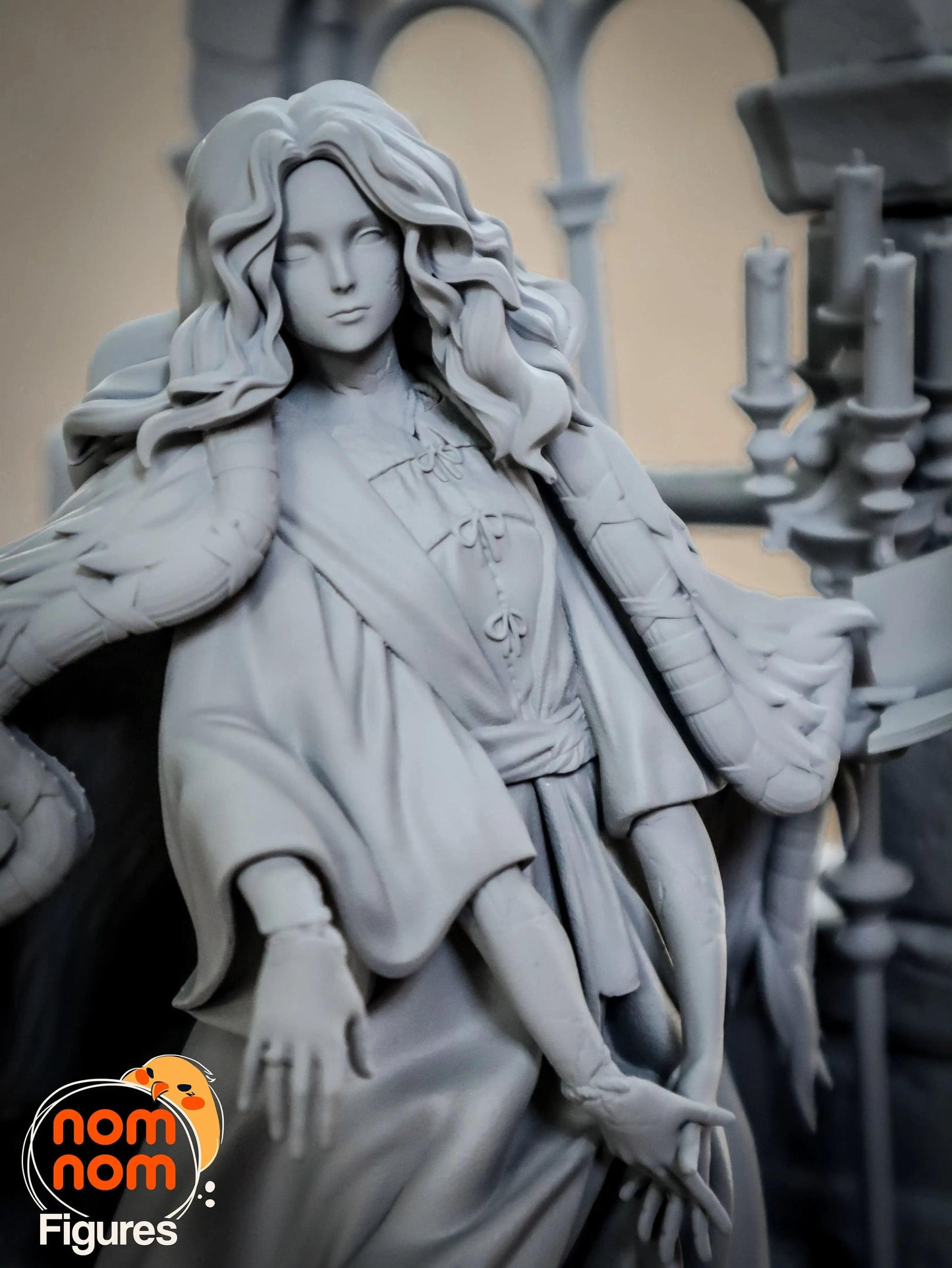 Two-Faced Witch | Resin Garage Kit Sculpture Anime Video Game Fan Art Statue | Nomnom Figures - Tattles Told 3D