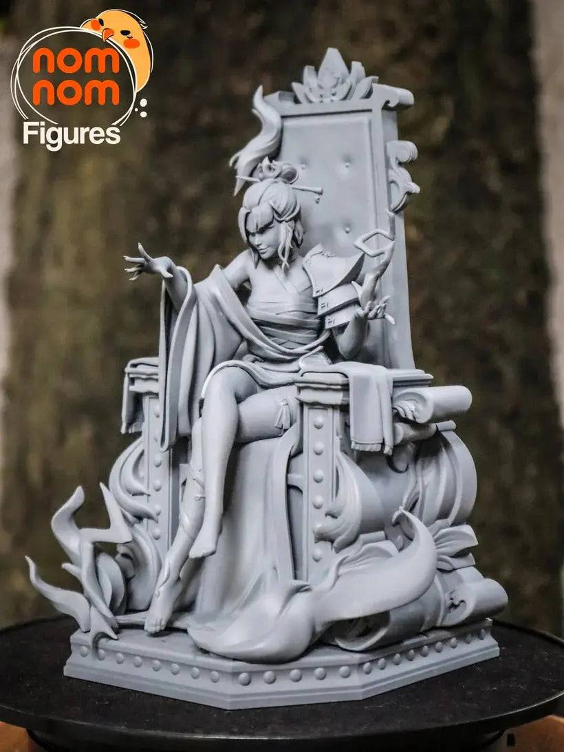 Vindictive Lightning Wielder | Resin Garage Kit Sculpture Anime Video Game Fan Art Statue | Nomnom Figures - Tattles Told 3D