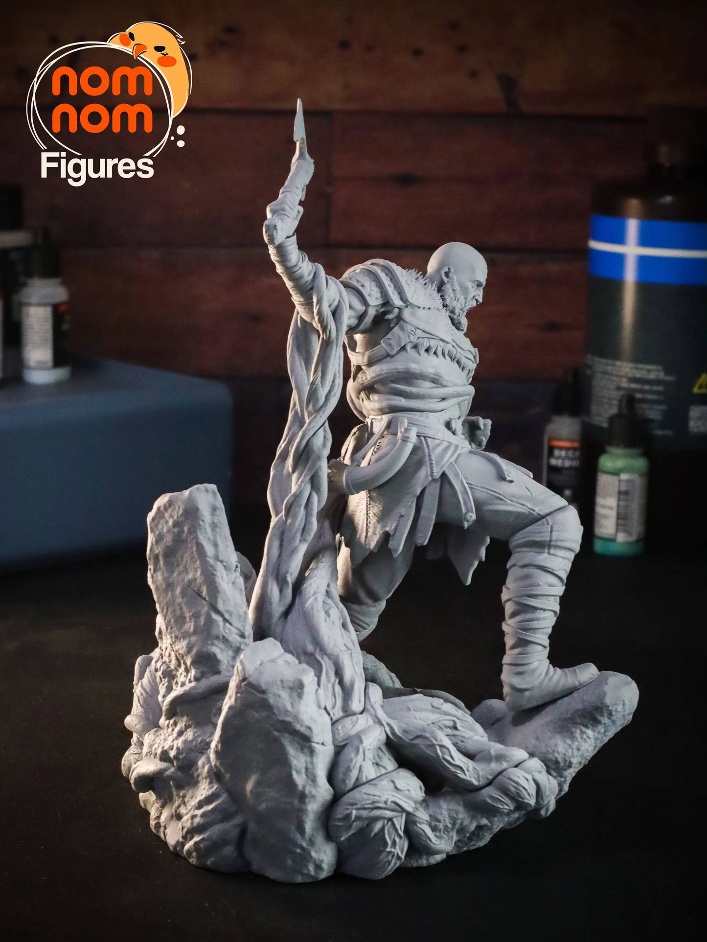 War God | Resin Garage Kit Sculpture Anime Video Game Fan Art Statue | Nomnom Figures - Tattles Told 3D