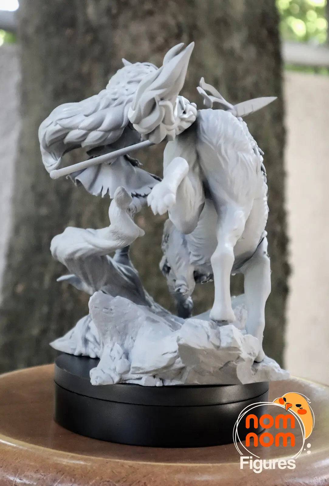 Wolf-Raised Princess | Resin Garage Kit Sculpture Anime Video Game Fan Art Statue | Nomnom Figures - Tattles Told 3D