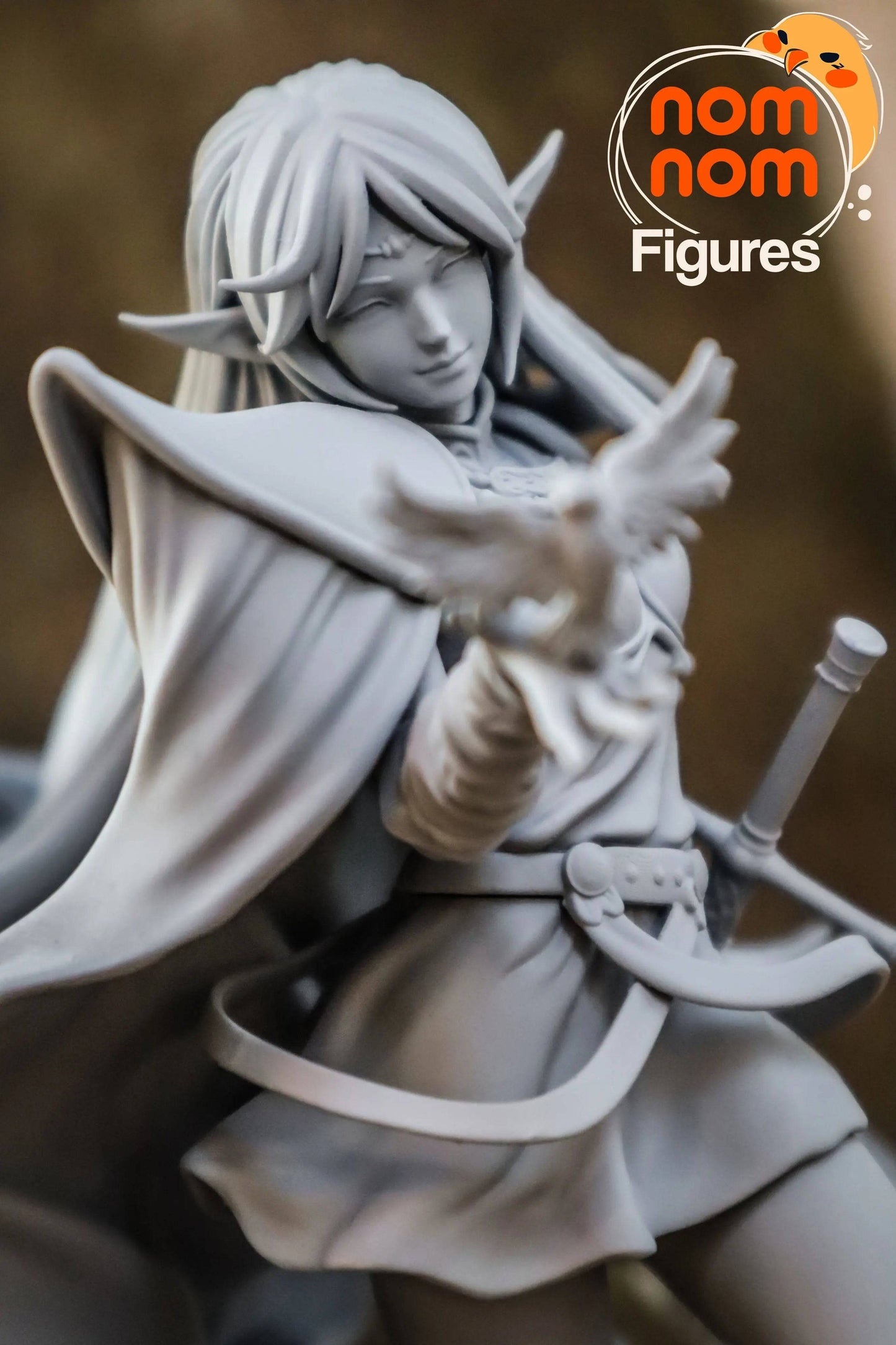 Young High Elf | Resin Garage Kit Sculpture Anime Video Game Fan Art Statue | Nomnom Figures - Tattles Told 3D