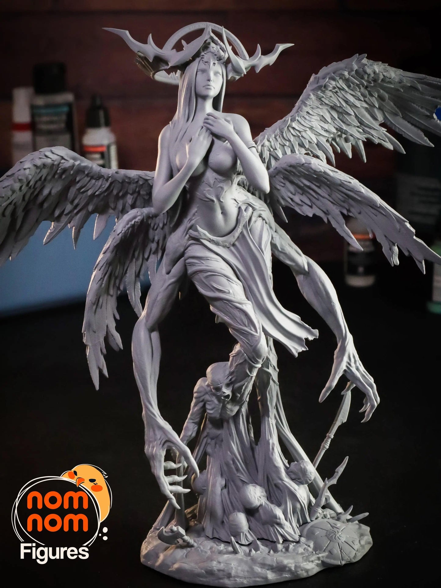 Zhazel | Resin Garage Kit Sculpture Anime Video Game Fan Art Statue | Nomnom Figures - Tattles Told 3D