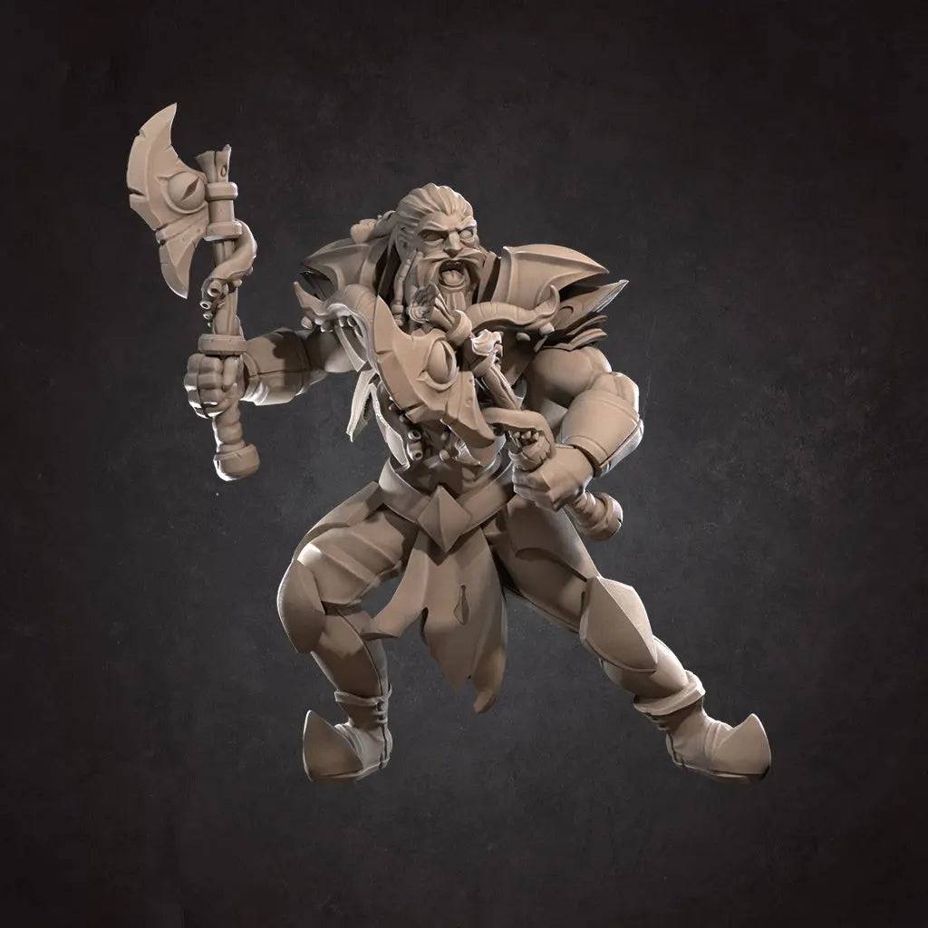 Ancient Cult Warrior 01 | D&D Miniature TTRPG Character | Bite the Bullet - Tattles Told 3D