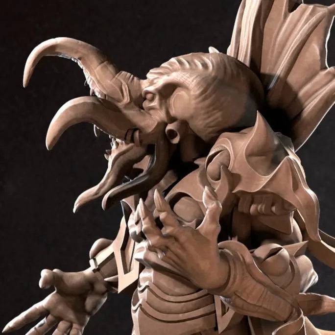 Ancient Cultist, Corrupted Lovecraftian 02 | D&D Miniature TTRPG Character | Bite the Bullet - Tattles Told 3D