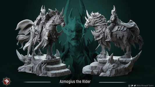 Azmogius the Rider | TTRPG Miniature | White Werewolf Tavern - Tattles Told 3D