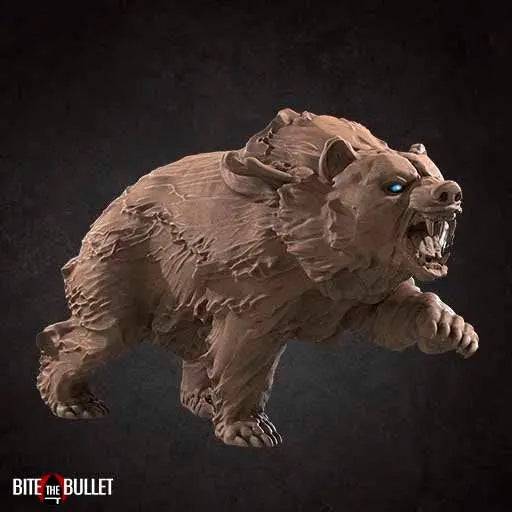 Bear | D&D Miniature TTRPG Character | Bite the Bullet - Tattles Told 3D