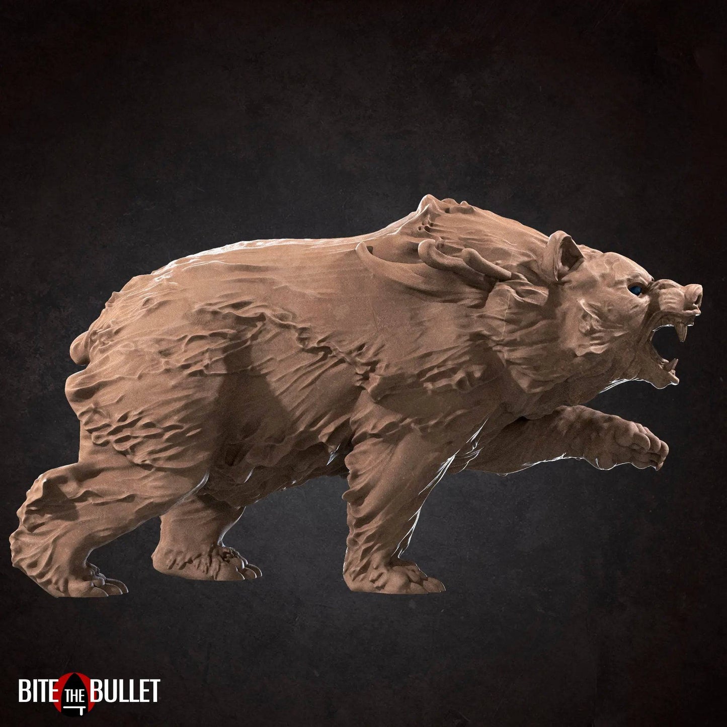 Bear | D&D Miniature TTRPG Character | Bite the Bullet - Tattles Told 3D