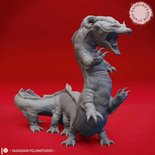 Behir | TTRPG Monster Miniature | Yasashii Kyojin Studio - Tattles Told 3D