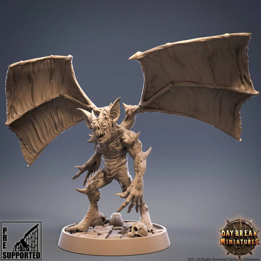 Blood Wing Faber, Winged Devil Imp | TTRPG Miniature | Daybreak Miniatures - Tattles Told 3D