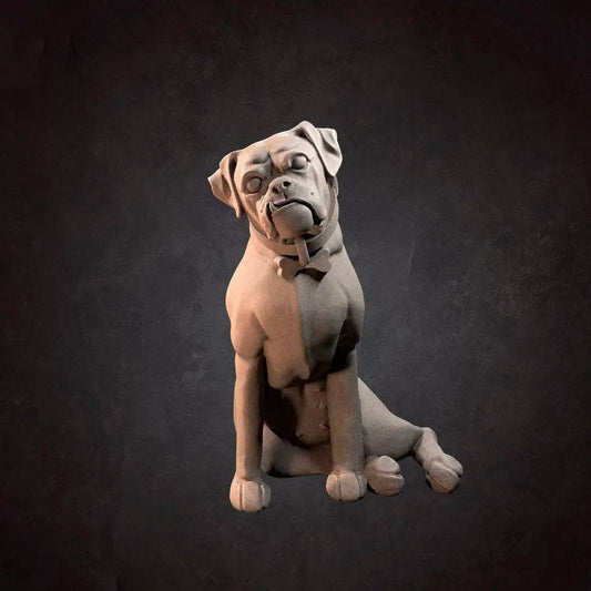 Boxer, Dog Puppy | D&D Miniature TTRPG Character | Bite the Bullet - Tattles Told 3D